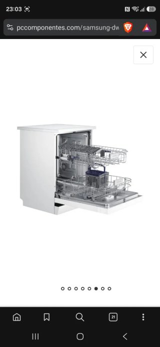 Lavavajillas Samsung DW60M6050FW 14 cubiertos