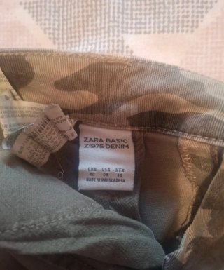 Pantalones Camuflaje Rotos Talla L