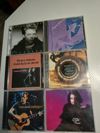 Lote 6 CDs Bryan Adams