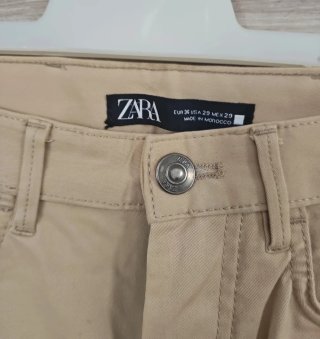 Lote 2 pantalones Zara Man beige y gris