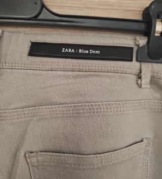 Lote 2 pantalones Zara Man beige y gris