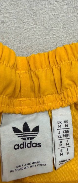 Pantaloni Adidas Trefoil Gialli Taglia M