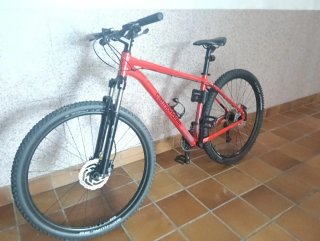 Bicicleta Cannondale L R29 Roja