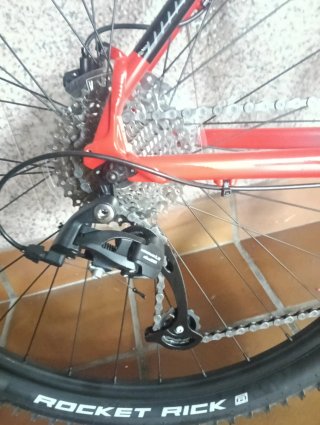 Bicicleta Cannondale L R29 Roja