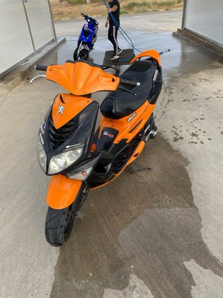 Peugeot Speedfight 2 Scooter Naranja/Negro