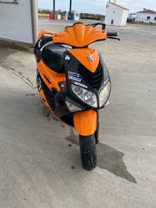 Peugeot Speedfight 2 Scooter Naranja/Negro