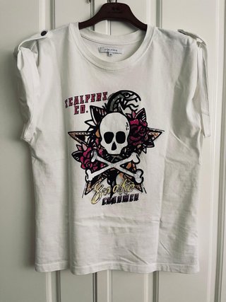 Camiseta Scalpers XS Estampado Calavera