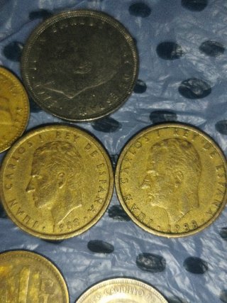 Lote de Pesetas Españolas. Con errores y variantes