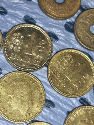 Lote de Pesetas Españolas. Con errores y variantes