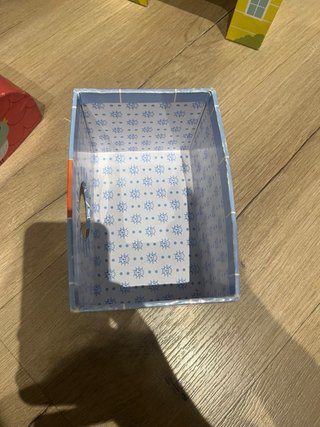 Torre de 3 bloques de cartón con madera para niños