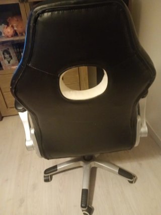 Silla Gaming Negra y Blanca
