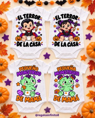 Body Halloween Bebé El Terror de la Casa