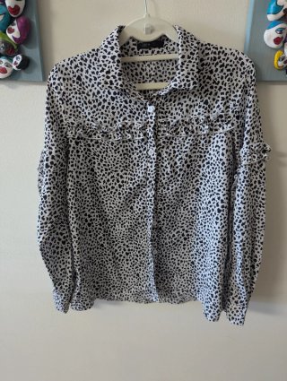 Blusa SHEIN Manga Comprida Estampada