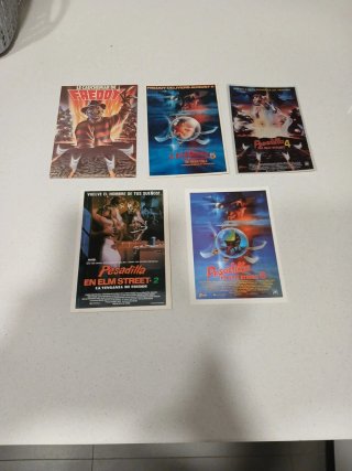 Postales Pesadilla en Elm Street.ESCUCHO OFERTAS