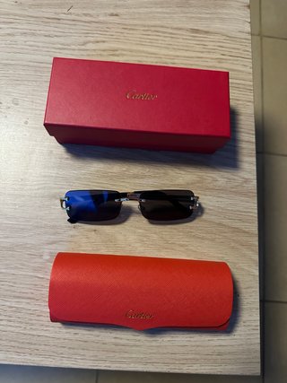 Gafas Cartier Doradas
