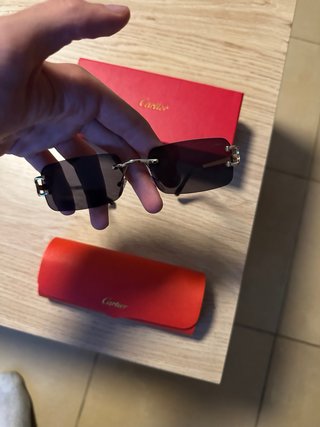 Gafas Cartier Doradas
