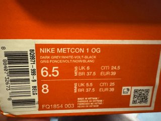 Nike Metcon 1 OG Scarpe da Ginnastica