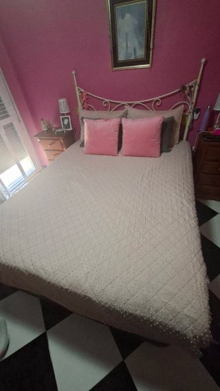 Cama Matrimonio con Cabecero y Canapé