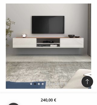 Mueble TV 2 puertas 1 estante 210cm