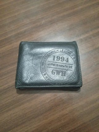 Cartera Greenwich Piel Negra