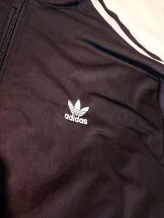 Felpa Adidas M zip aurora black