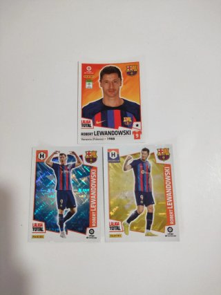 Cromo Robert Lewandowski Panini LaLiga Total