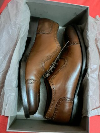 Scarpe eleganti in pelle marrone originale