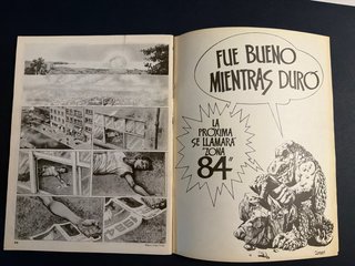 Revista Comic 1984 Ultimo Número