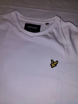 Camiseta Lyle & Scott blanca manga corta