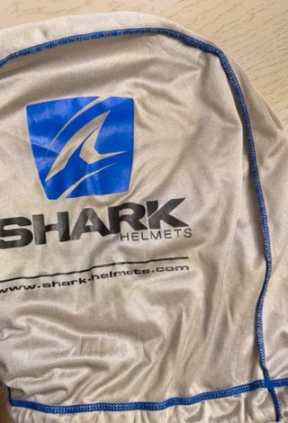 Casco Integral Shark Vanty BeCool Negro/Dorado