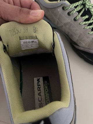 Scarpe trekking grigie verdi