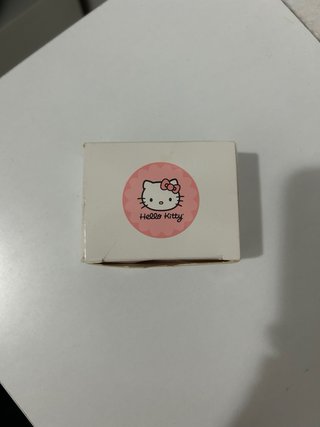 Collar Hello Kitty Avon Plata y Rojo