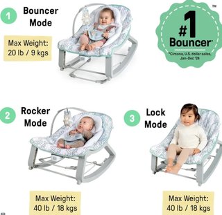 IngenuityHamaca Mecedora para Bebés keep cozy