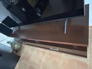 Mueble TV bajo + mueble alto + leja