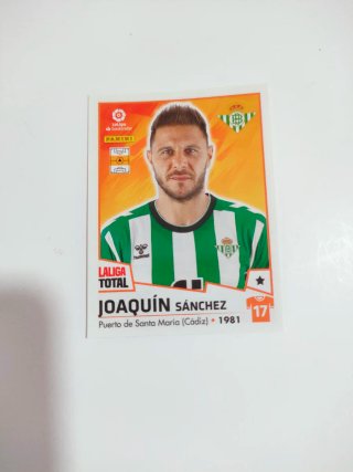 Cromo Joaquín Sánchez LaLiga Total Panini