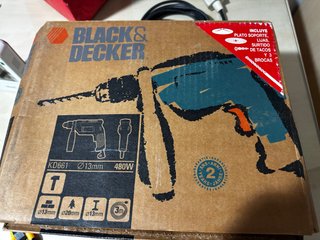Taladro Black&Decker KD661 480W