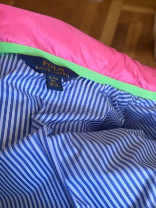 Abrigo Plumífero Ralph Lauren Rosa Mujer