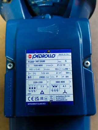 Bomba Agua Trifásica Pedrollo HF 5AM