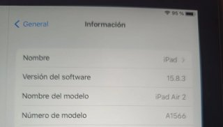 iPad Air 2 9,7 Wi-Fi 16 GB Plata