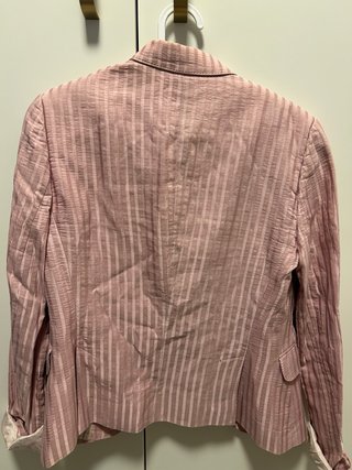 Americana Massimo Dutti Rosa Rayas