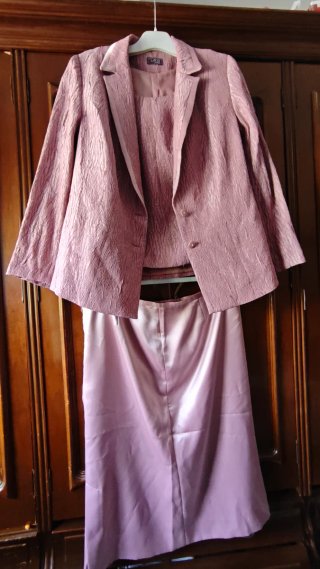 Traje Rosa de Fiesta 3 Piezas Olimara