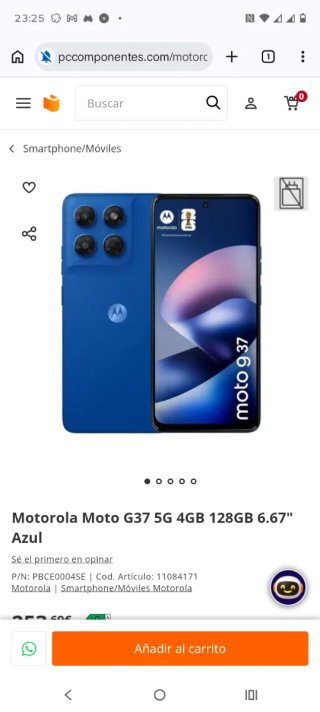 Motorola Moto G37 5G Azul 128GB