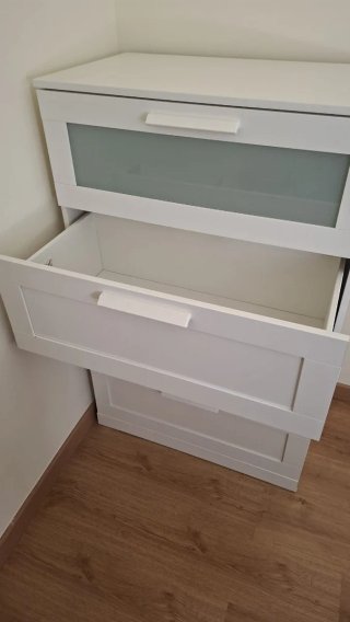 Cómoda 4 cajones Brimnes IKEA Blanca