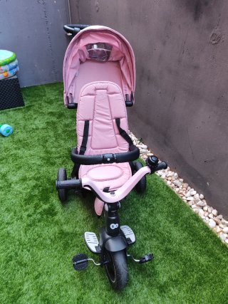 Triciclo Kinderkraft rosa casi nuevo