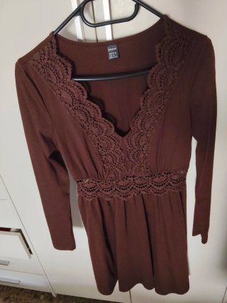 Vestido SHEIN marrón sin estrenar Talla XS