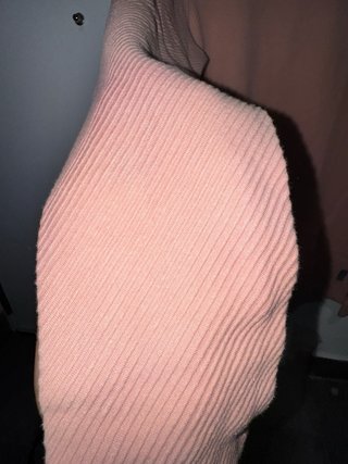 Jersey Bershka rosa tejido canalé Talla M