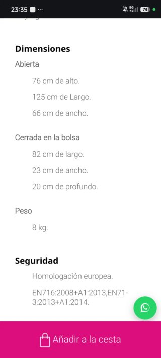 Cuna de viaje