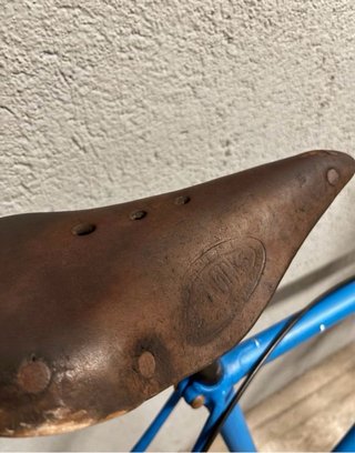 Bicicleta Clásica Azul Vintage Fixie