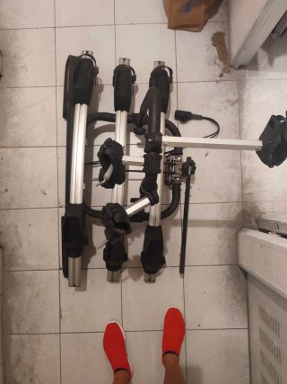 Portabicicletas para bola de remolque