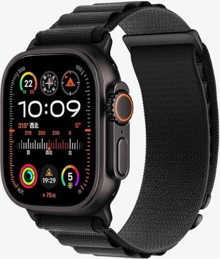 Apple Watch Ultra 3 en Titanio Negro Correa Loop